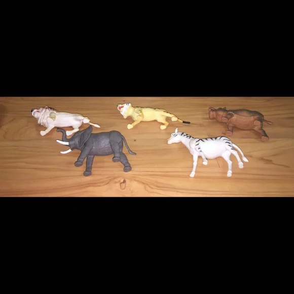 Jungle Safari Toy Major Figures Lot of 5 - Picture 9 of 10